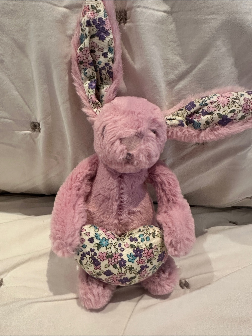 JellyCat Blossom Floral Tiny Tulip Heart Bunny Mini Retired